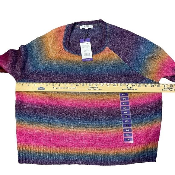 BB Dakota by Steve Madden Ombre Sweater  Pink  Women's Sz  XXL NWT MSPR $89 - Picture 8 of 10